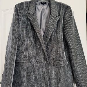 Silver threaded blazer. Hello Holiday Parties!!!